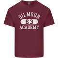 Gilmour Academy 63 Distressed Mens Cotton T-Shirt Tee Top Maroon