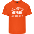 Gilmour Academy 63 Distressed Mens Cotton T-Shirt Tee Top Orange