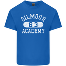 Gilmour Academy 63 Distressed Mens Cotton T-Shirt Tee Top Royal Blue