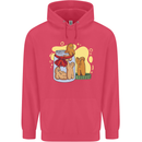 Gingerbread Man Escape Funny Food Childrens Kids Hoodie Heliconia
