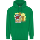 Gingerbread Man Escape Funny Food Childrens Kids Hoodie Irish Green