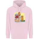 Gingerbread Man Escape Funny Food Childrens Kids Hoodie Light Pink