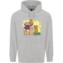Gingerbread Man Escape Funny Food Childrens Kids Hoodie Sports Grey