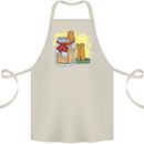 Gingerbread Man Escape Funny Food Cotton Apron 100% Organic Natural