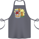 Gingerbread Man Escape Funny Food Cotton Apron 100% Organic Steel