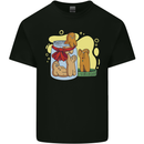 Gingerbread Man Escape Funny Food Kids T-Shirt Childrens Black