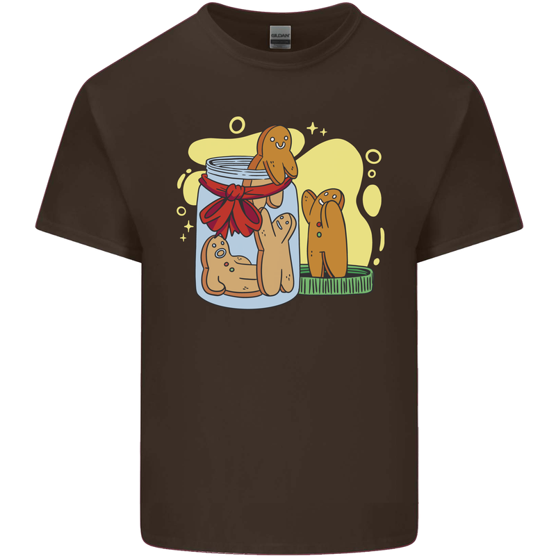 Gingerbread Man Escape Funny Food Kids T-Shirt Childrens Chocolate