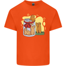 Gingerbread Man Escape Funny Food Kids T-Shirt Childrens Orange