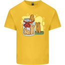 Gingerbread Man Escape Funny Food Kids T-Shirt Childrens Yellow