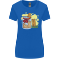 Gingerbread Man Escape Funny Food Womens Wider Cut T-Shirt Royal Blue