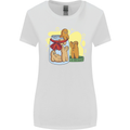 Gingerbread Man Escape Funny Food Womens Wider Cut T-Shirt White