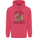 Gingerbread Man Merry Christmas Childrens Kids Hoodie Heliconia