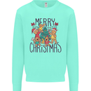 Gingerbread Man Merry Christmas Mens Sweatshirt Jumper Peppermint