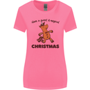 Gingerbread Man Unicorn Christmas Womens Wider Cut T-Shirt Azalea