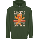 Gingers Are for Life Not Just for Christmas Childrens Kids Hoodie Forest Green