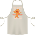 Gingers Are for Life Not Just for Christmas Cotton Apron 100% Organic Natural