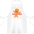Gingers Are for Life Not Just for Christmas Cotton Apron 100% Organic White