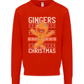 Gingers Are for Life Not Just for Christmas Kids Sweatshirt Jumper Bright Red