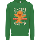 Gingers Are for Life Not Just for Christmas Kids Sweatshirt Jumper Irish Green