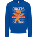 Gingers Are for Life Not Just for Christmas Kids Sweatshirt Jumper Royal Blue