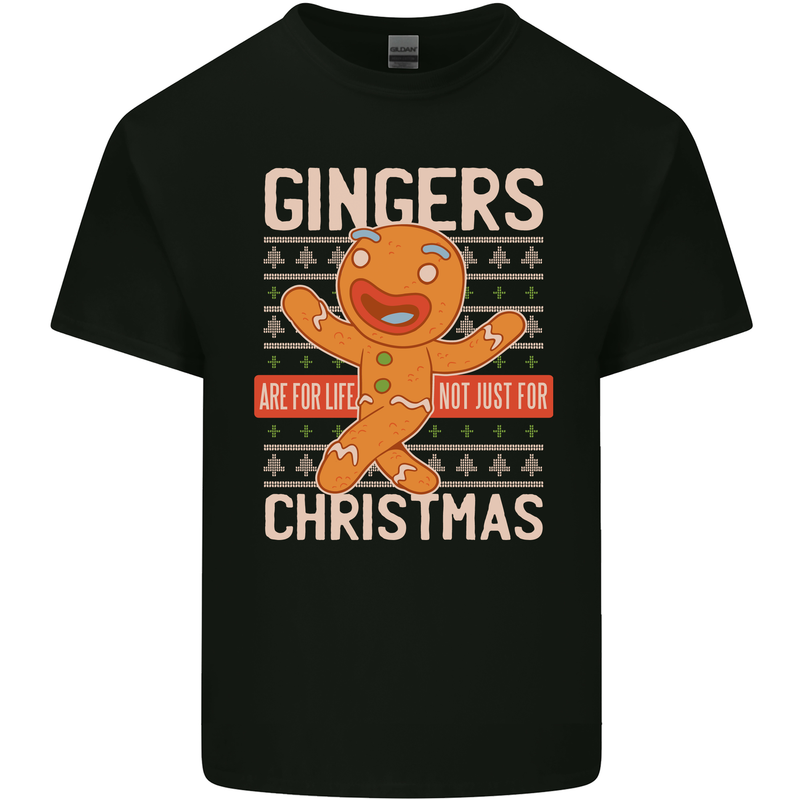 Gingers Are for Life Not Just for Christmas Kids T-Shirt Childrens Black