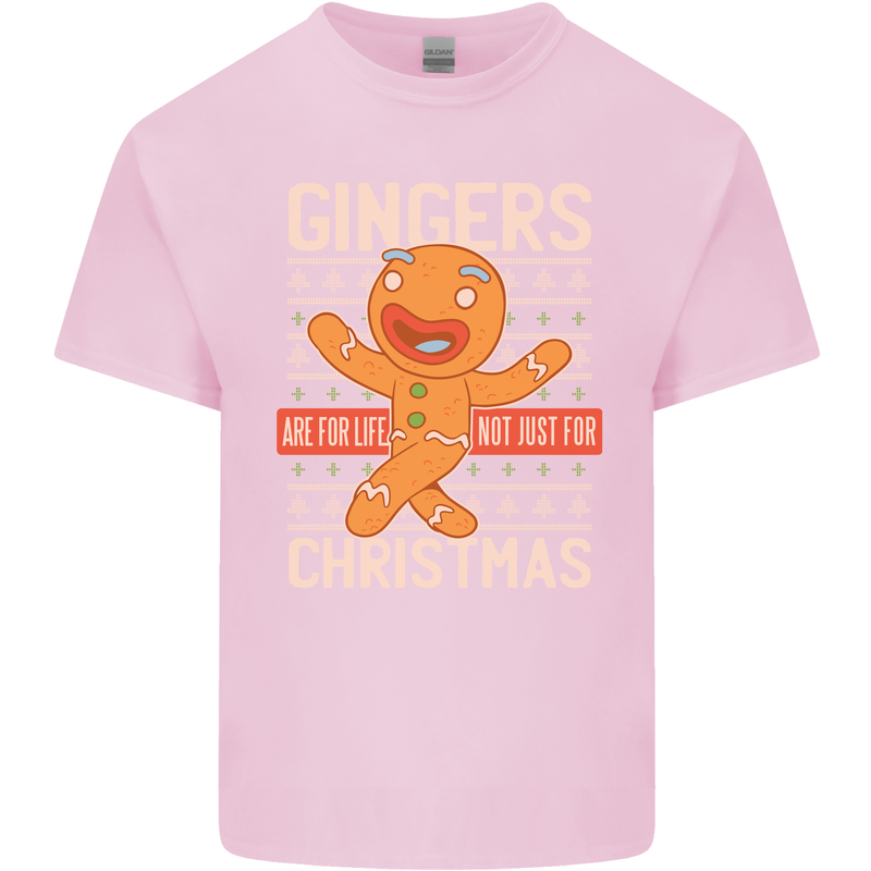Gingers Are for Life Not Just for Christmas Kids T-Shirt Childrens Light Pink