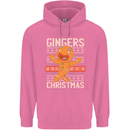 Gingers Are for Life Not Just for Christmas Mens 80% Cotton Hoodie Azelea