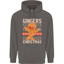 Gingers Are for Life Not Just for Christmas Mens 80% Cotton Hoodie Charcoal
