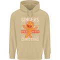 Gingers Are for Life Not Just for Christmas Mens 80% Cotton Hoodie Sand