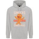 Gingers Are for Life Not Just for Christmas Mens 80% Cotton Hoodie Sports Grey