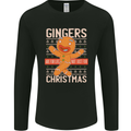 Gingers Are for Life Not Just for Christmas Mens Long Sleeve T-Shirt Black