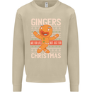 Gingers Are for Life Not Just for Christmas Mens Sweatshirt Jumper Sand