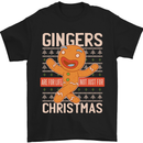 Gingers Are for Life Not Just for Christmas Mens T-Shirt Cotton Gildan Black
