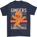 Gingers Are for Life Not Just for Christmas Mens T-Shirt Cotton Gildan Navy Blue