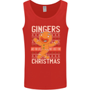 Gingers Are for Life Not Just for Christmas Mens Vest Tank Top Red