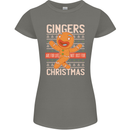 Gingers Are for Life Not Just for Christmas Womens Petite Cut T-Shirt Charcoal