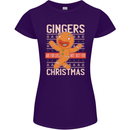 Gingers Are for Life Not Just for Christmas Womens Petite Cut T-Shirt Purple