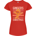 Gingers Are for Life Not Just for Christmas Womens Petite Cut T-Shirt Red