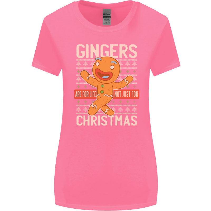 Gingers Are for Life Not Just for Christmas Womens Wider Cut T-Shirt Azalea