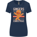 Gingers Are for Life Not Just for Christmas Womens Wider Cut T-Shirt Navy Blue