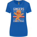 Gingers Are for Life Not Just for Christmas Womens Wider Cut T-Shirt Royal Blue