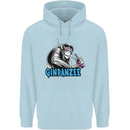 Ginpanzee Funny Gin Drinker Monkey Alcohol Childrens Kids Hoodie Light Blue