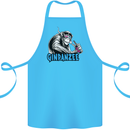 Ginpanzee Funny Gin Drinker Monkey Alcohol Cotton Apron 100% Organic Turquoise