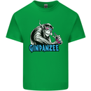 Ginpanzee Funny Gin Drinker Monkey Alcohol Kids T-Shirt Childrens Irish Green