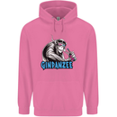 Ginpanzee Funny Gin Drinker Monkey Alcohol Mens 80% Cotton Hoodie Azelea
