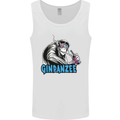 Ginpanzee Funny Gin Drinker Monkey Alcohol Mens Vest Tank Top White