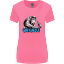 Ginpanzee Funny Gin Drinker Monkey Alcohol Womens Wider Cut T-Shirt Azalea