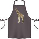 Giraffe Ecology Cotton Apron 100% Organic Dark Grey