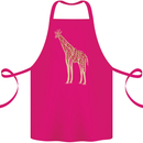 Giraffe Ecology Cotton Apron 100% Organic Pink