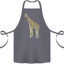 Giraffe Ecology Cotton Apron 100% Organic Steel